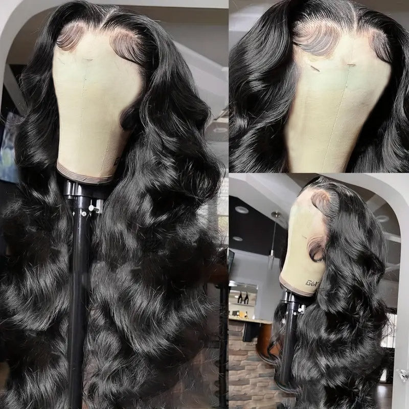 30&quot;=$179 | 13x6 HD Lace Front Human Hair Wigs Pre Plucked Glueless Wig 180% Density