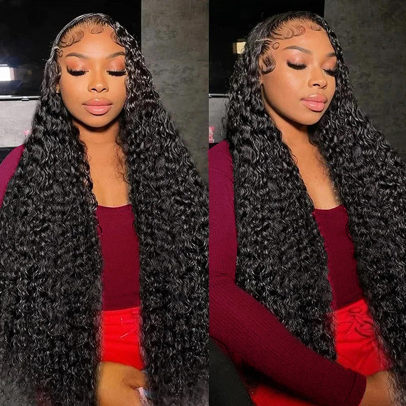 (Code:LF17)Hairsmarket Deep Wave 13x4 HD Lace Front Wigs Ready To Wear Glueless Wig 13x6 Lace Frontal Wigs 30 Inch