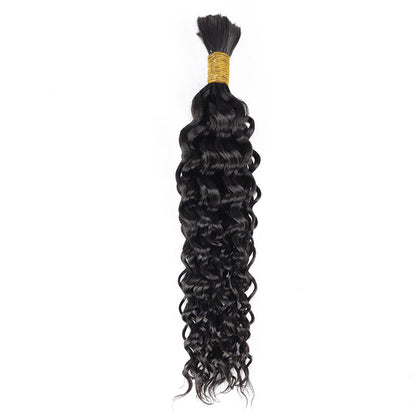 Hairsmarket Water Wave Bulk Hair Extensions for Boho Braiding No Weft Human Hair