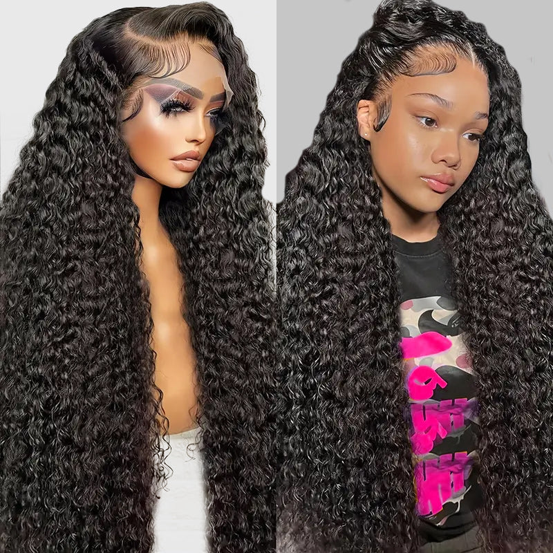 (Code:LF17)Hairsmarket Deep Wave 13x4 HD Lace Front Wigs Ready To Wear Glueless Wig 13x6 Lace Frontal Wigs 30 Inch