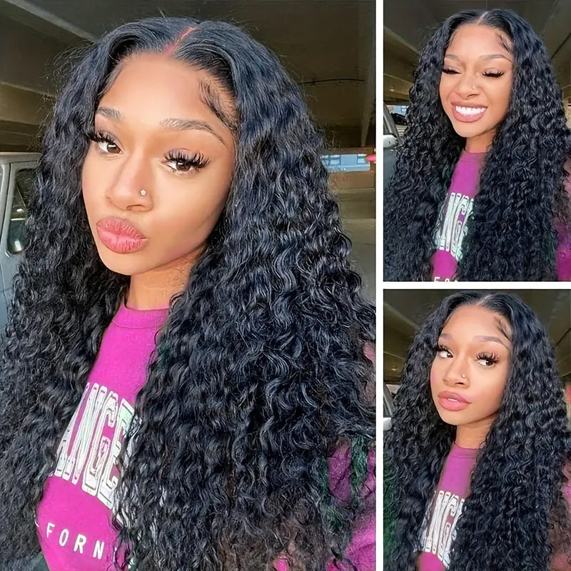 30&quot;=$179 | 13x6 HD Lace Front Human Hair Wigs Pre Plucked Glueless Wig 180% Density