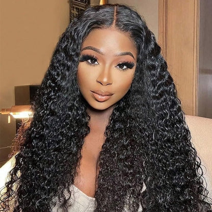 Water Wave Wear Go Glueless Wigs Pre Cut HD Lace Frontal Wigs 13x4 Human Hair Wigs