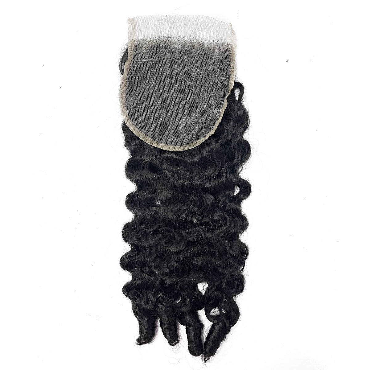 Hairsmarket Burmese Curly 3 Bundles With 5*5 Lace Closure 10A Virgin Hair