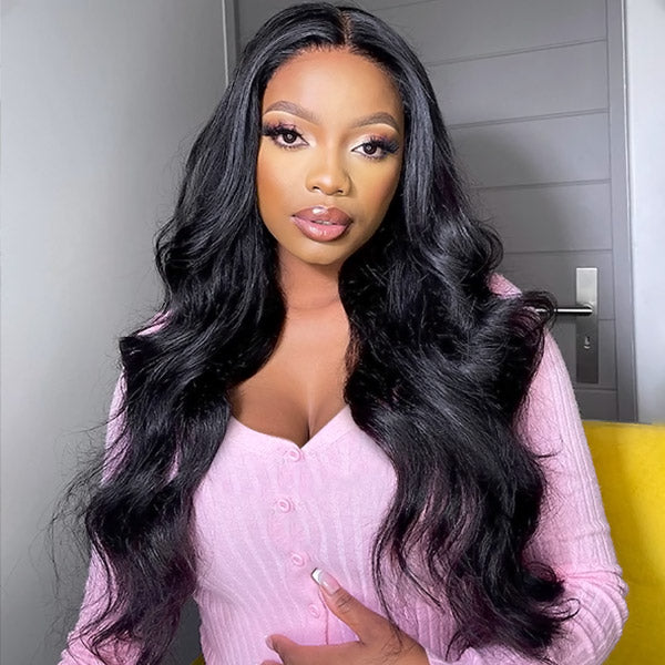 Body Wave Glueless Wigs HD Transparent 13x4 Lace Front Wigs With 3 Cap Sizes