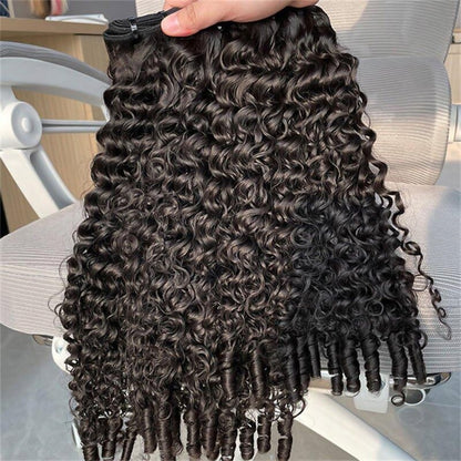 Hairsmarket Curly Hair Burmese Pix Curls 10A Virgin Hair Bundles 100% Human Hair