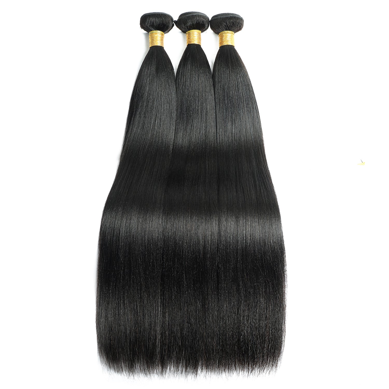 Hairsmarket Light Yaki Human Hair Bundle Brazilian Hair Weave 3 bundles 