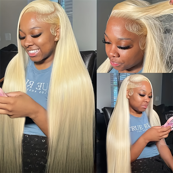 Hairsmarket 613 Blonde Human Hair Wig Barbie Doll Wigs 13x4 Lace Front Wig Glueless 613 Straight Lace Wigs