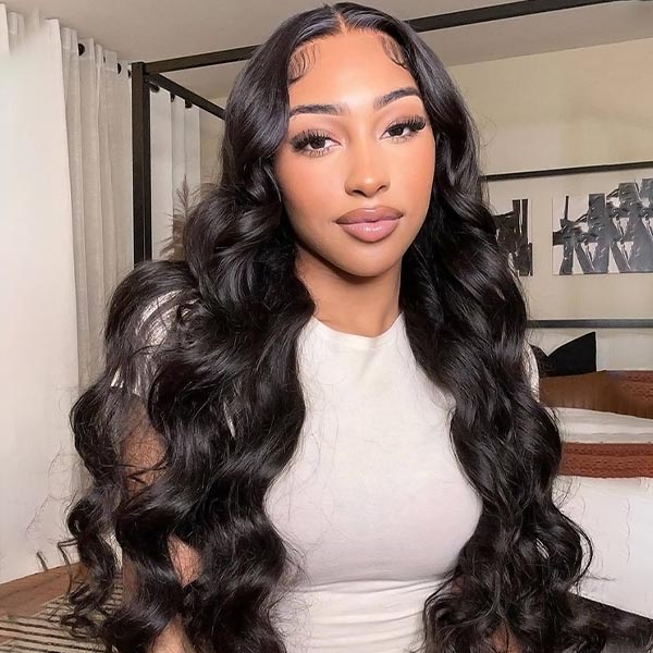 Wear &amp; Go Wigs Body Wave 13x4 Lace Front Wig Pre Bleached Knots Ready To Go Wig