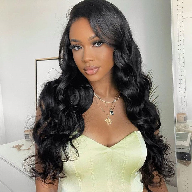 1 Sec Install Wig Pre Plucked Body Wave Glueless Wigs 5x5 HD Lace Wigs Tiny Knots