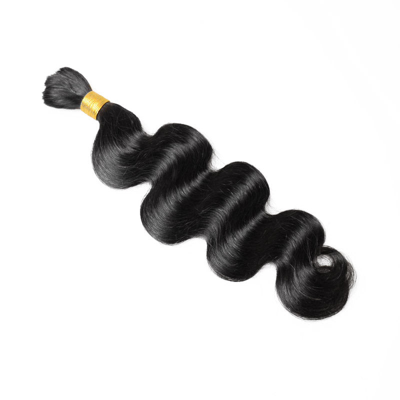 Body Wave 1 Bundle Bulk Human Hair Extensions For Braiding