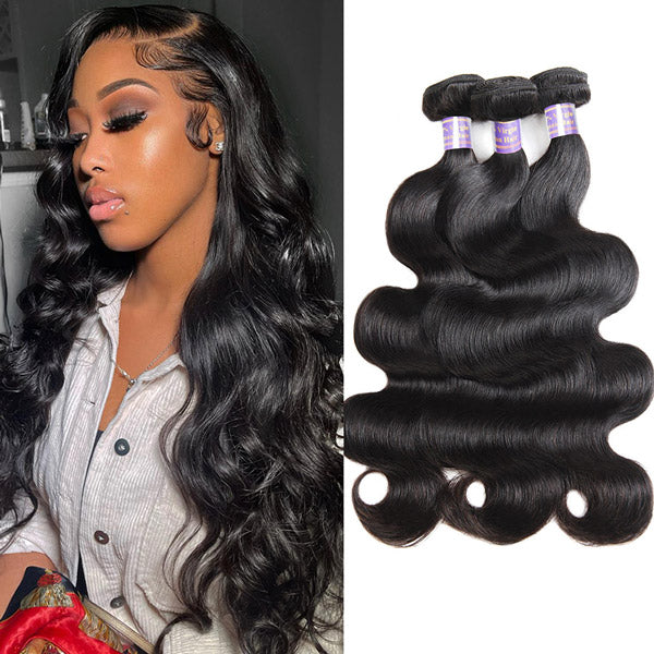 Brazilian Hair Bundles Body Wave Human Hair Weave 3 Bundles