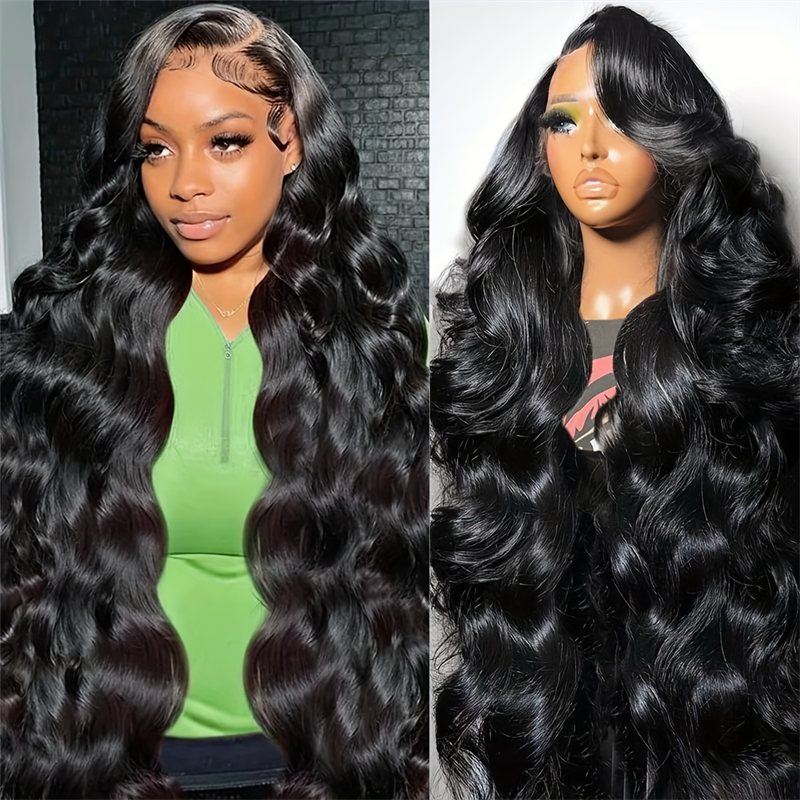 (Bogo Free)Hairsmarket 5x5 Lace Closure Wigs HD Transparent Glueless Human Hair Wigs