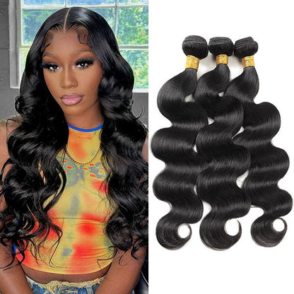 Overnight Shipping Brazilian Human Hair 3 Bundles Straight Hair Body Wave Human Hair Extensions