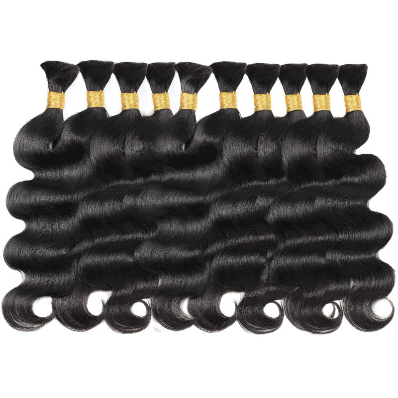 Wholesale | Body Wave Human Hair 5/10 Bundles Bulk Hair For Braiding