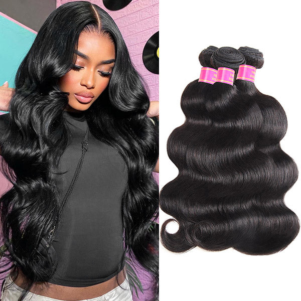 Brazilian Hair Body Wave Human Hair 3 Bundles Remy Human Hair Extensions