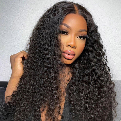 Hairsmarket Ready To Wear Glueless Wig Deep Wave 7x6 HD Lace Closure Wig Tiny Knots Human Hair Wigs