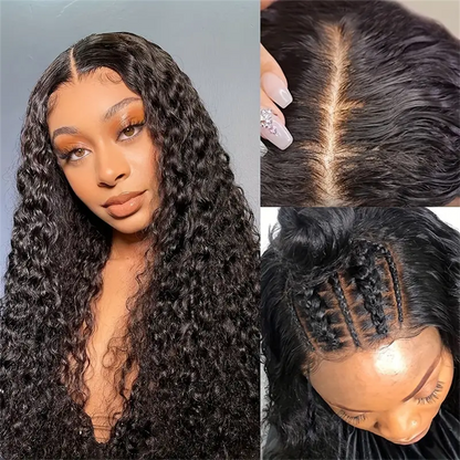 (Bogo Free)Hairsmarket Deep Wave Lace Front Wigs HD Transparent Glueless Human Hair Wigs Ready To Go