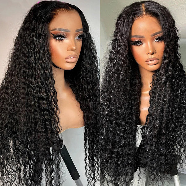 (Bogo Free)Hairsmarket Deep Wave Lace Front Wigs HD Transparent Glueless Human Hair Wigs Ready To Go