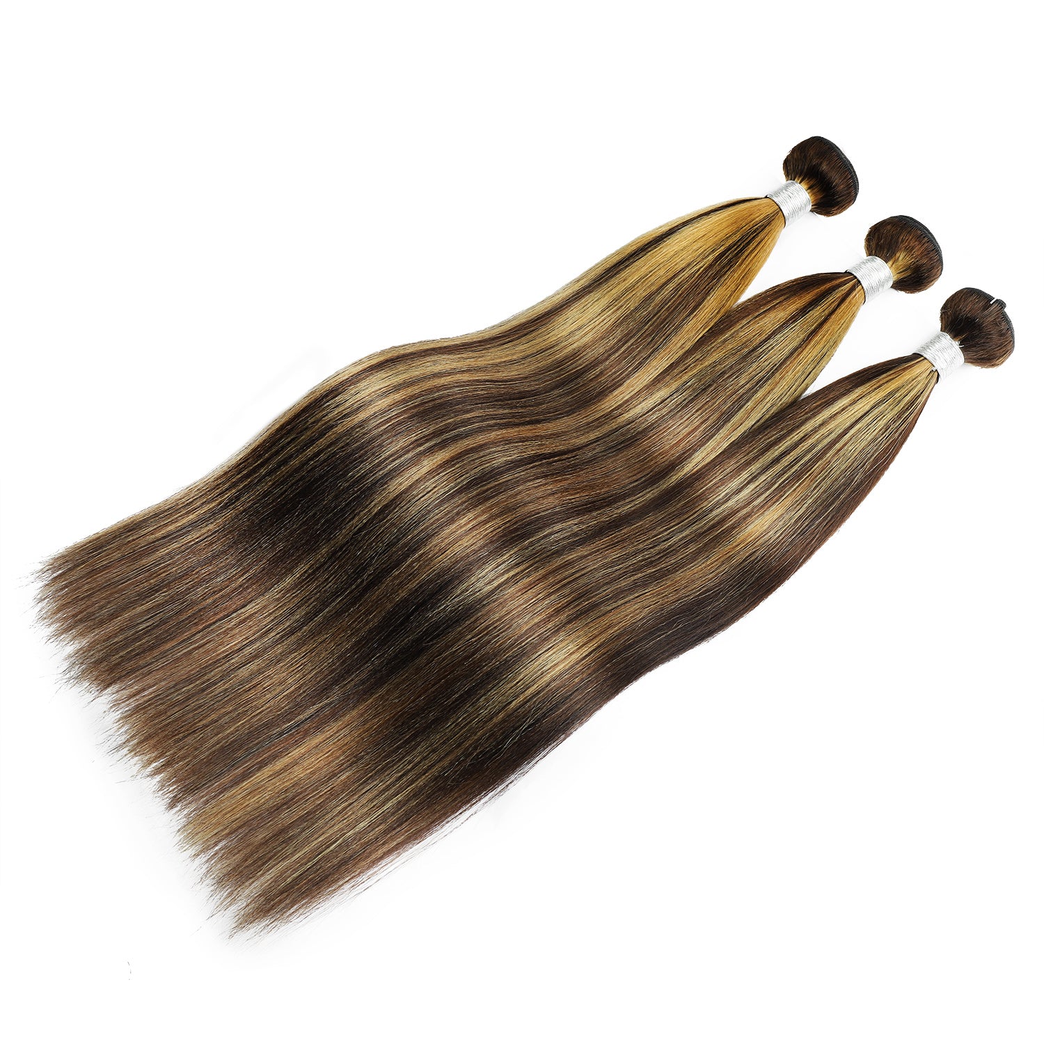 Hairsmarket P4/27 Color Update Yaki Bundles 3 Pcs Deal Light Yaki Extensions