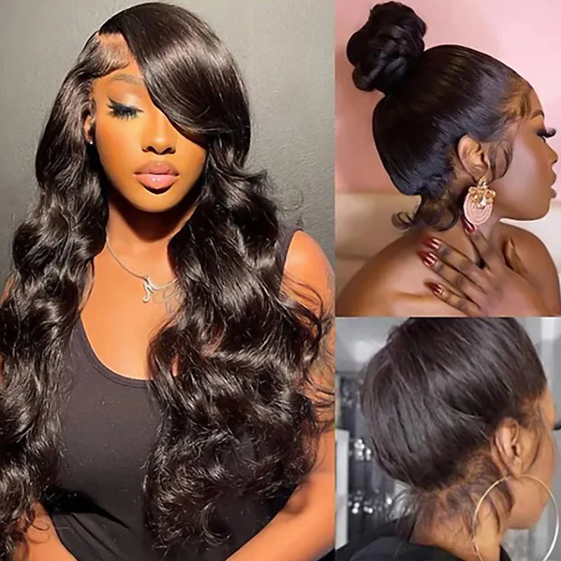 24&quot;=$188.88|Hairsmarket Invisi Strap Snug Fit 360 Transparent Lace Front Wig Body Wave Lace Wig Pre Plucked Glueless Wig