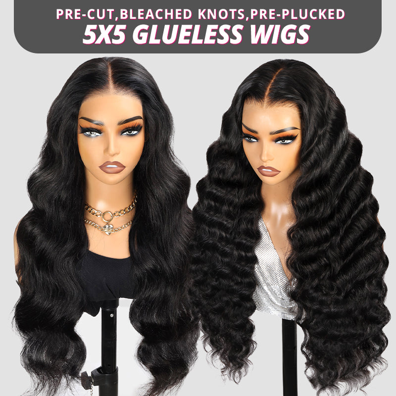 Wholesale | Hairsmarket Pre-everything 5x5 Lace closure Wigs 180% 22-30inches $620 Free Shipping