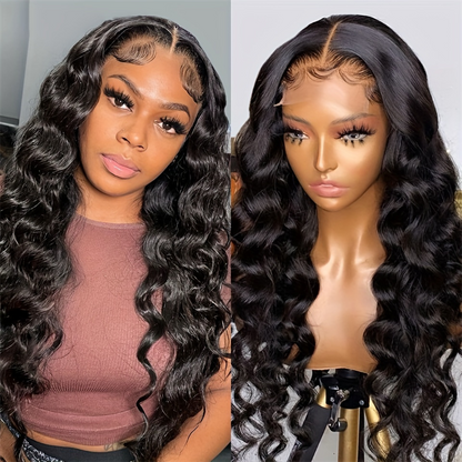 (Bogo Free)Hairsmarket 5x5 Lace Closure Wigs HD Transparent Glueless Human Hair Wigs