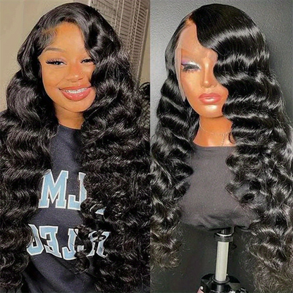 (Bogo Free)Hairsmarket 13x4 Lace Front Wigs HD Transparent Glueless Human Hair Wigs