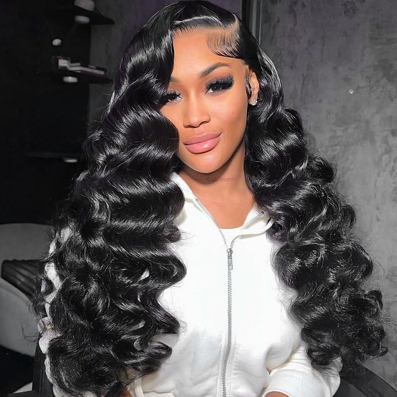 30&quot;=$179 | 13x6 HD Lace Front Human Hair Wigs Pre Plucked Glueless Wig 180% Density