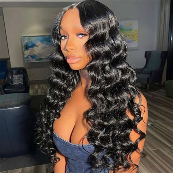 Bleached Knots Wigs Loose Deep Wave Glueless 13x4 HD Lace Front Wigs Beginner Friendy