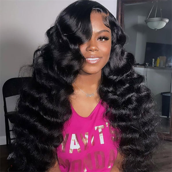 Bleached Knots Wigs Loose Deep Wave Glueless 13x4 HD Lace Front Wigs Beginner Friendy