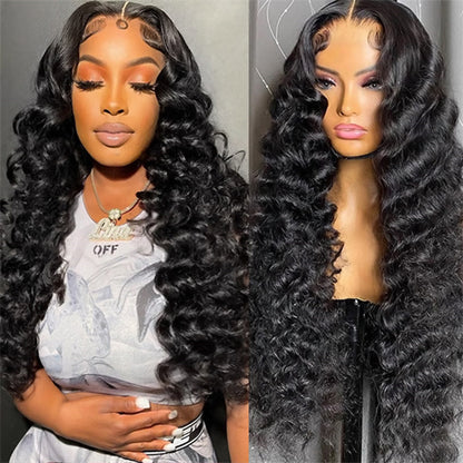 Bleached Knots Wigs Loose Deep Wave Glueless 13x4 HD Lace Front Wigs Beginner Friendy