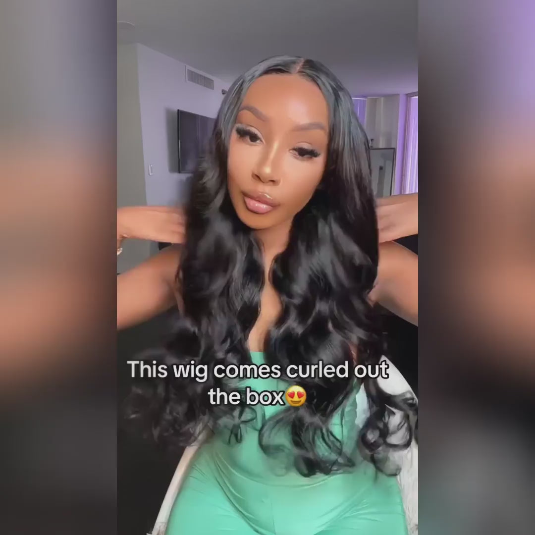 Hairsmarket Body Wave Glueless Wigs 7x6 Lace Closure Human Hair Wigs Ready To Wear