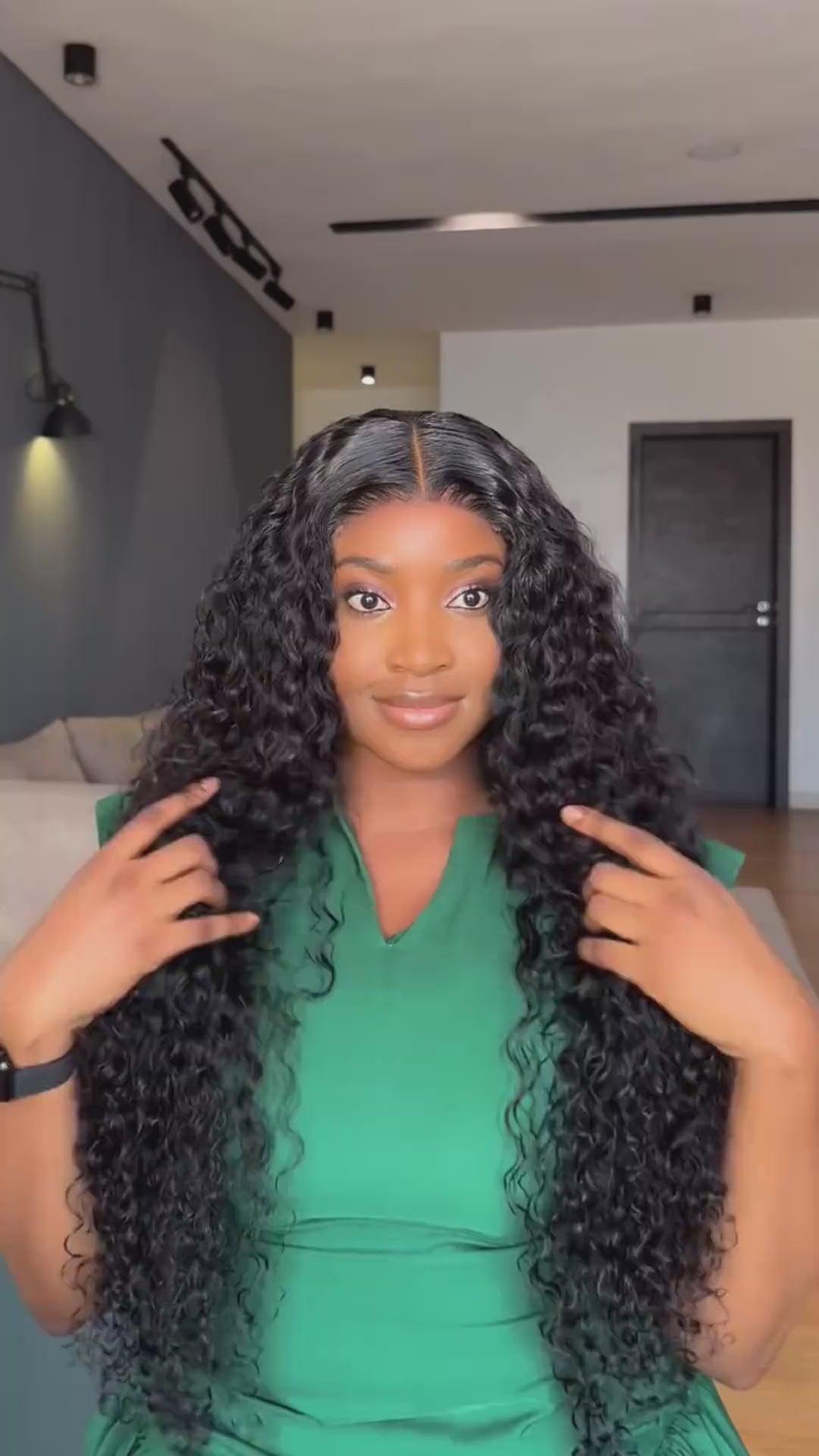 Hairsmarket Glueless Deep Wave Wigs 13x4 HD Lace Front Wigs 40 inches Human Hair Wigs 200% Density