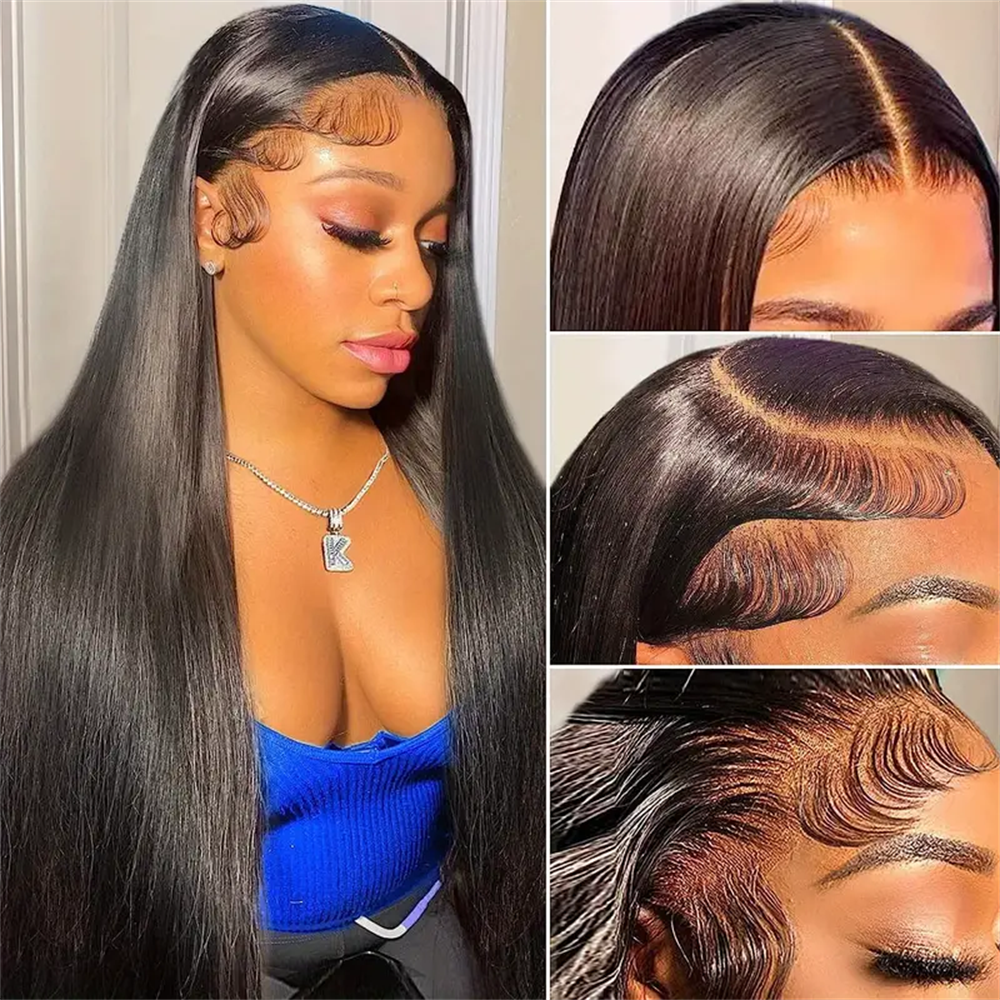 Overnight Shipping HD Lace Front Wigs Straight Human Hair 13x4 Lace Frontal Wigs