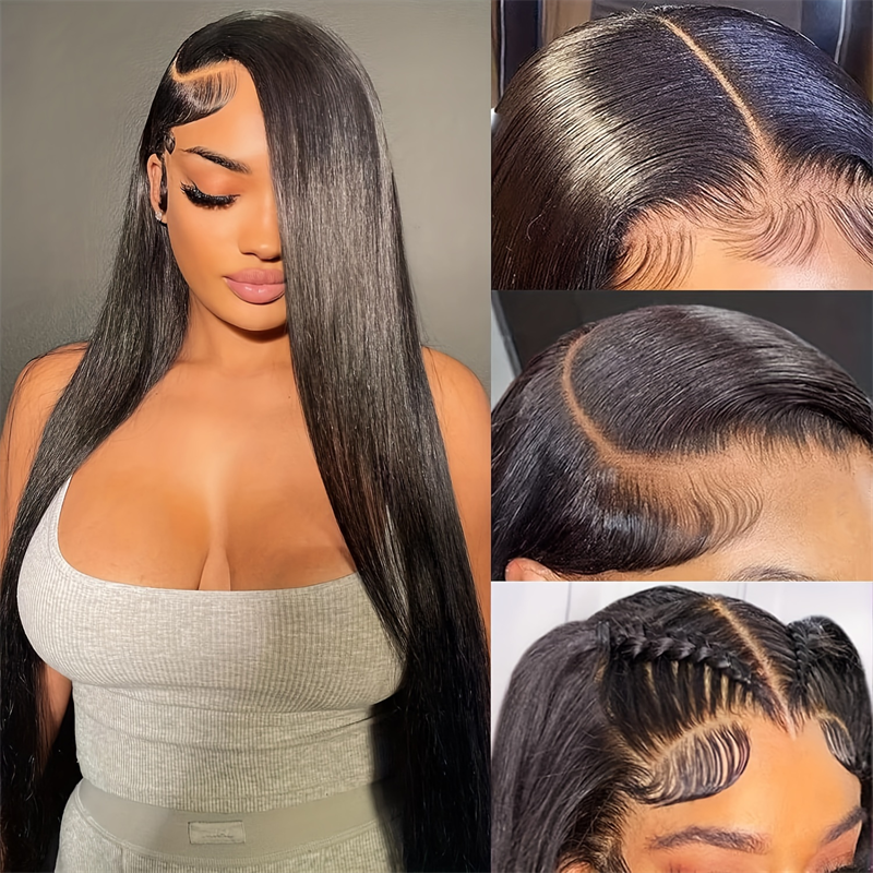 (Bogo Free)Hairsmarket Wear And Go Wigs 5x5 Lace Closure Wig Pre Cut Lace Bleached Knots