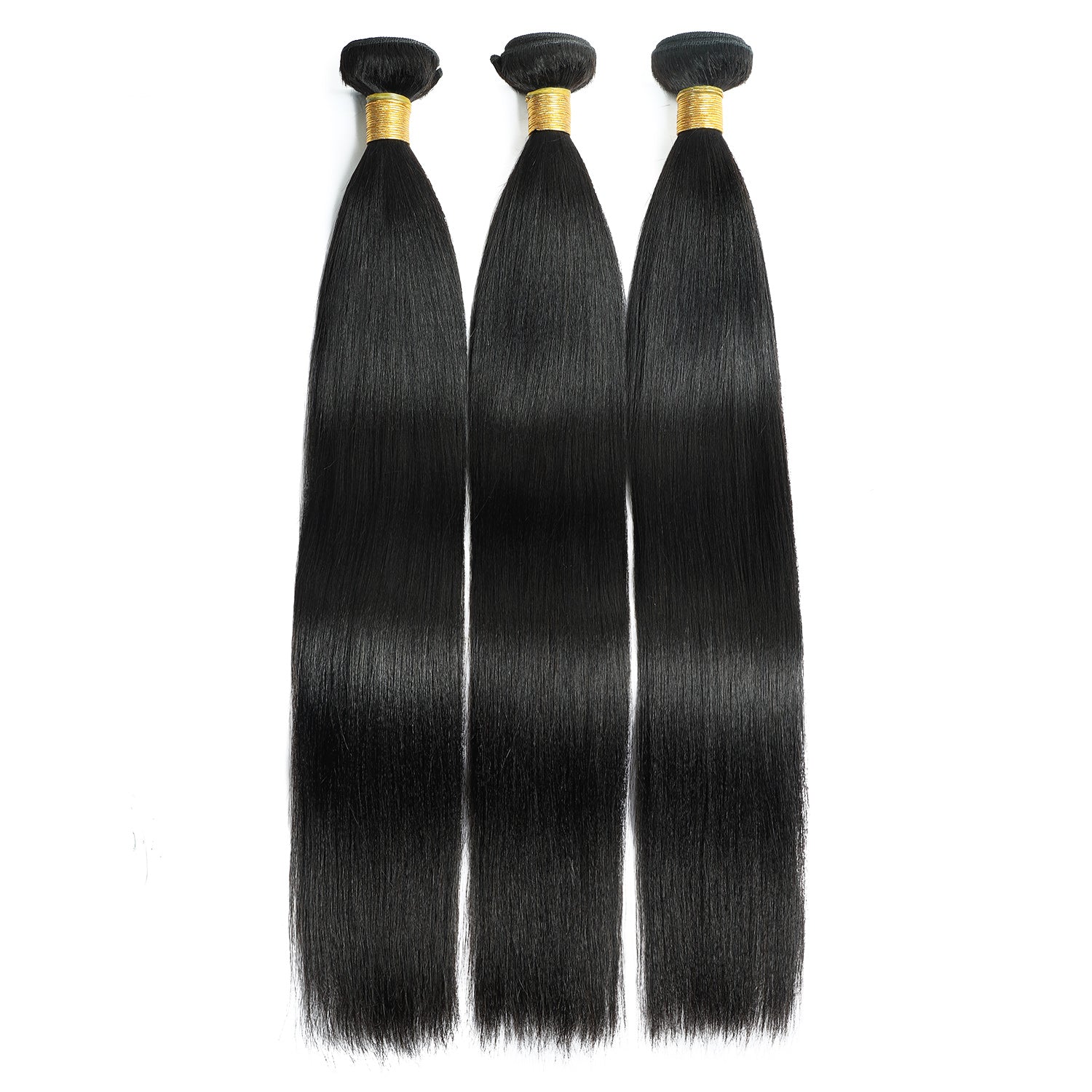 Hairsmarket Light Yaki Human Hair Bundle Brazilian Hair Weave 3 bundles 