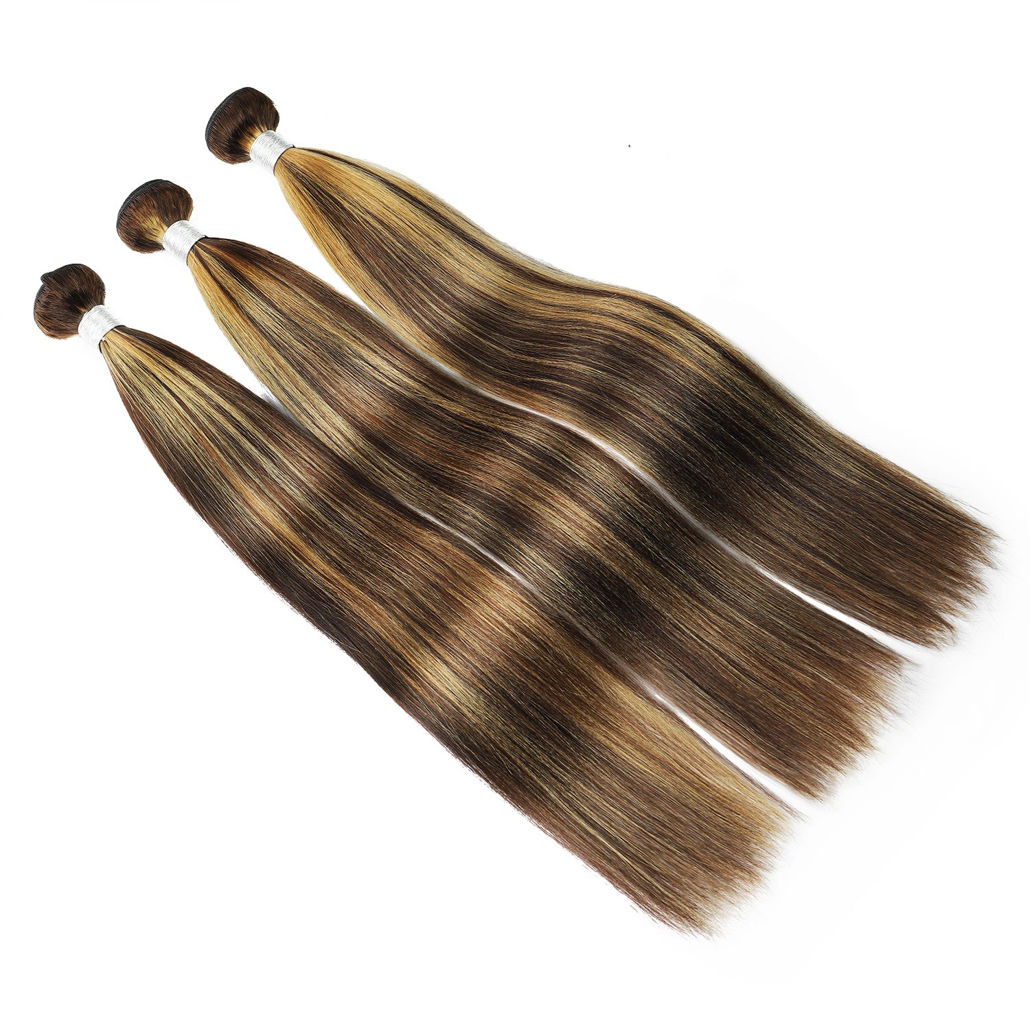 Hairsmarket P4/27 Color Update Yaki Bundles 3 Pcs Deal Light Yaki Extensions