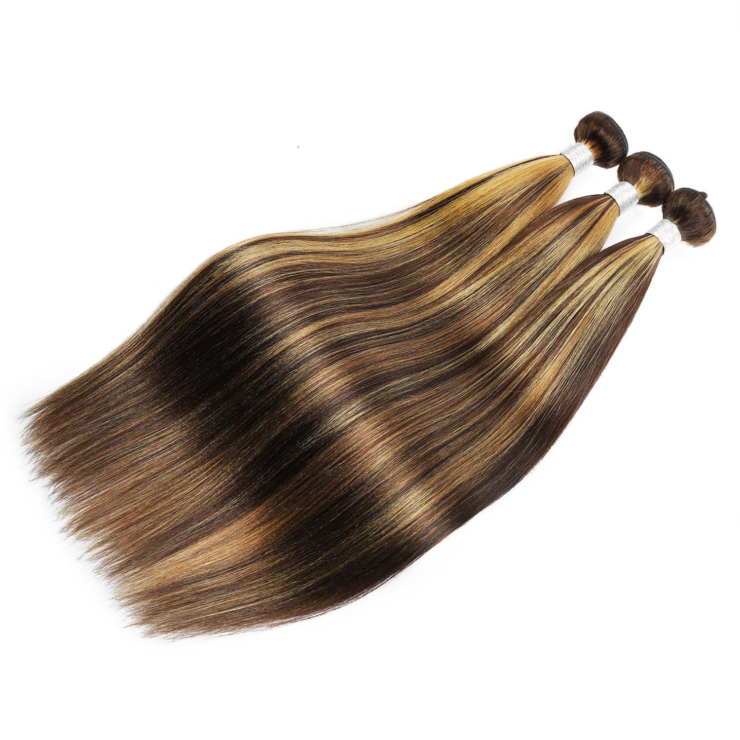 Hairsmarket P4/27 Color Update Yaki Bundles 3 Pcs Deal Light Yaki Extensions