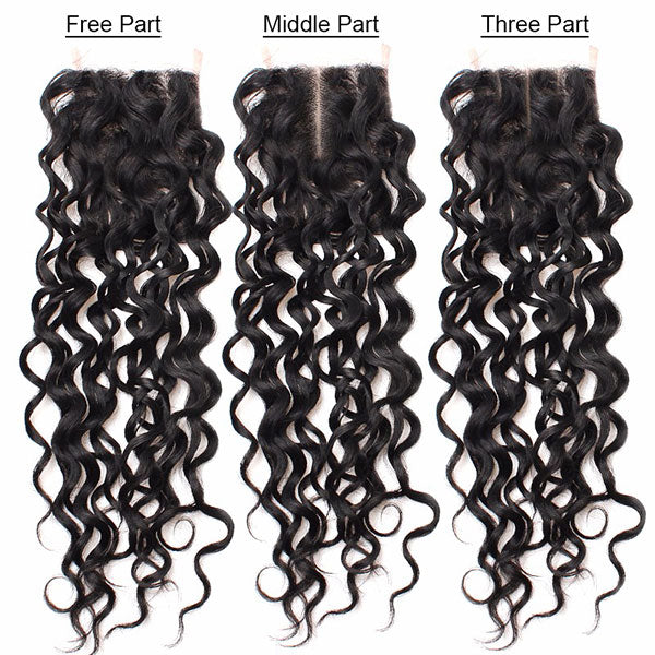 8A Ishow Water Wave Hair Buy 3 Bundles Get 1 FREE Closure