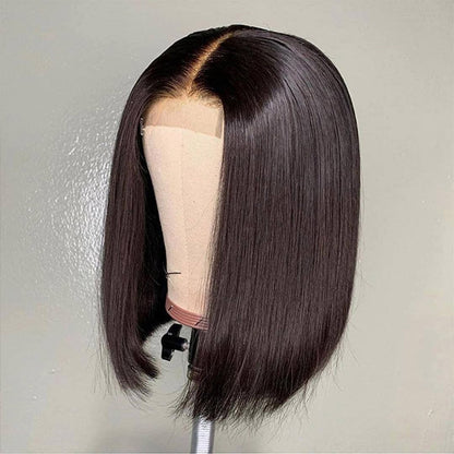 Bob Style Short Wigs for Black Women Remy Straight Human Hair Wigs