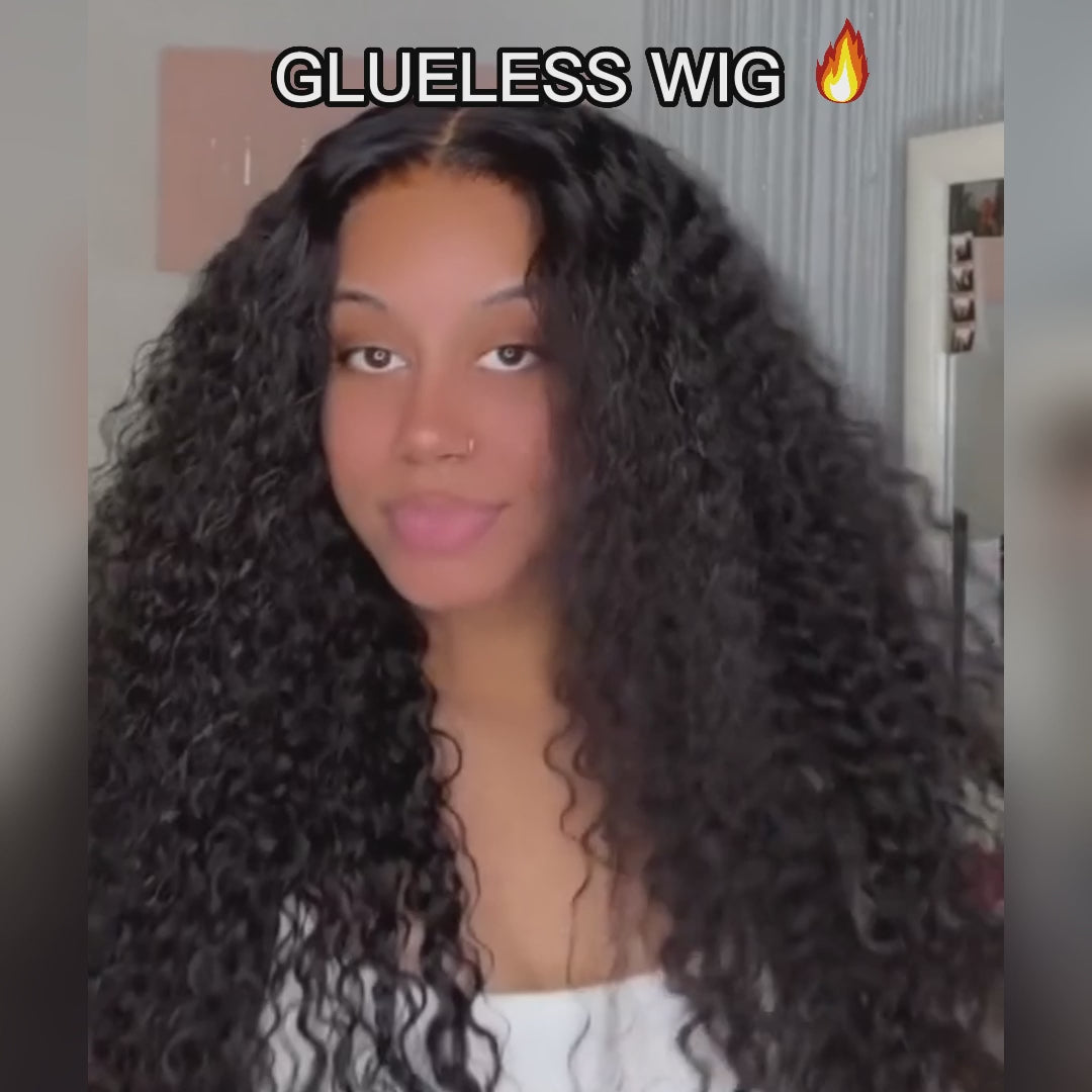 13x4 Curly Hair Wigs Glueless HD Lace Front Wigs 30 Inch Wear And Go Human Hair Wigs