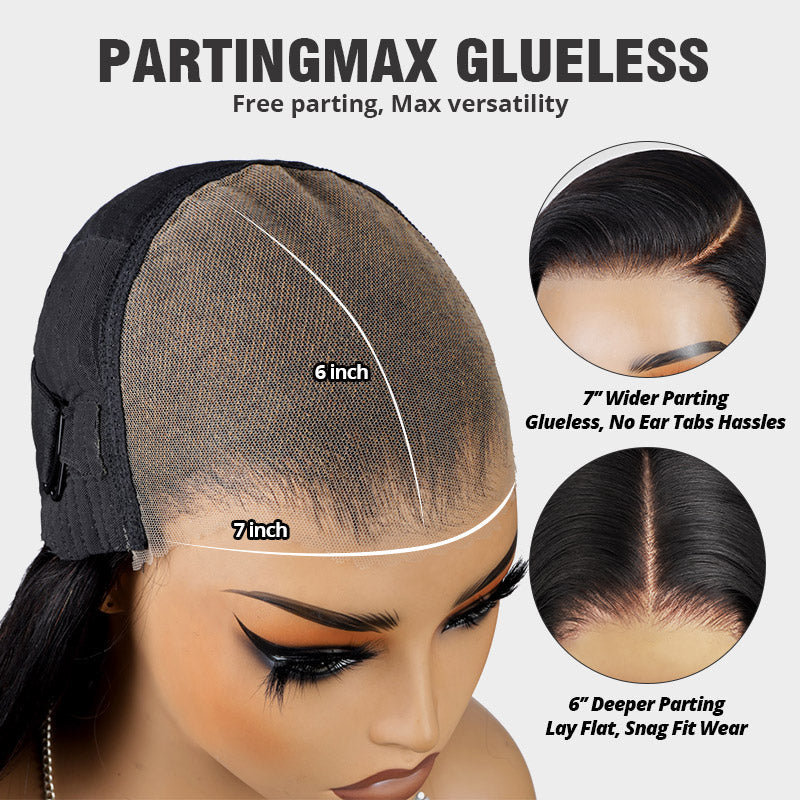 Hairsmarket PartingMax Glueless Wig Loose Body Wave 7x6 HD Lace Human Hair Wig Ready to Go