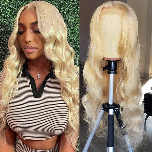 613 Body Wave Lace Wigs 13x4 Lace Frontal Wig Virgin Human Hair Blonde Wigs