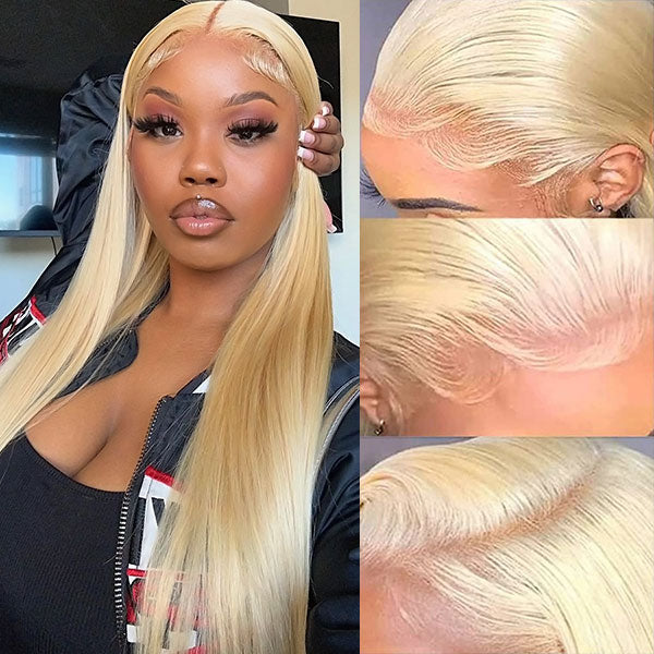 613 Blonde 13x6 Lace Front Wigs Straight Human Hair HD Lace Front Wigs