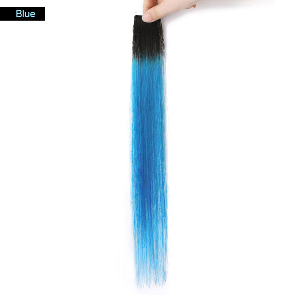 Colored Human Hair Hanging Ear Dyeing For Short Bob Wigs 35CM