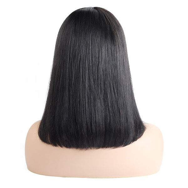 Bob Style Short Wigs for Black Women Remy Straight Human Hair Wigs