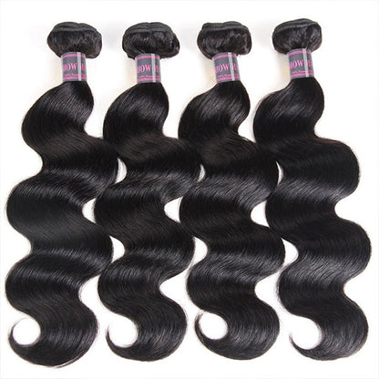 Ishow Brazilian Body Wave 4 Bundles Unprocessed Human Hair Weave