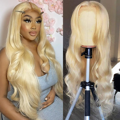 613 Body Wave Lace Wigs 13x4 Lace Frontal Wig Virgin Human Hair Blonde Wigs