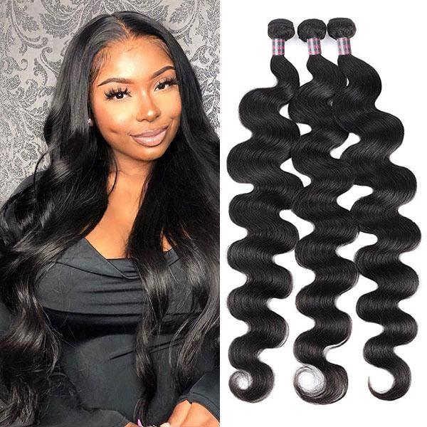 Ishow Hair Peruvian Body Wave 3 Bundles Unprocessed Virgin Human Hair