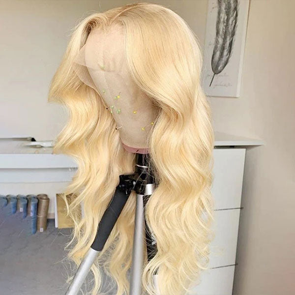 Hairsmarket 613 Blonde Lace Part Wig Body Wave Human Hair Wigs